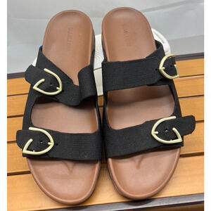 Rothys The Buckle Slide - Black Size 13